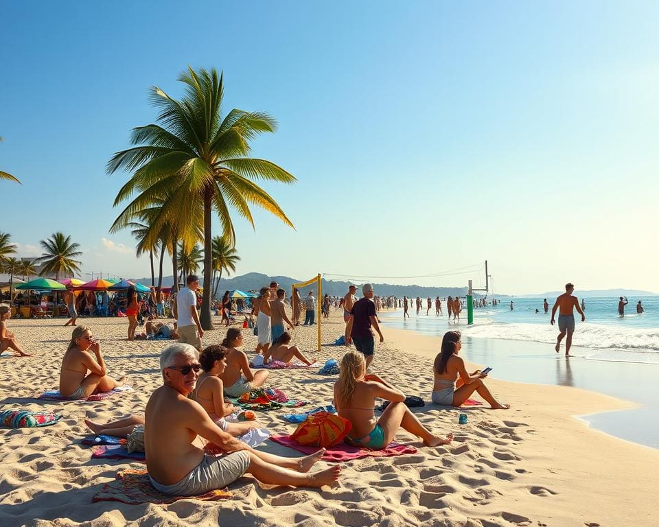 Aktivitäten am Strand in Playa Mazatlán