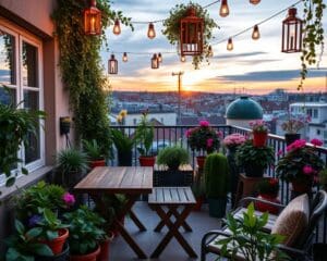 Balkon gestalten: Pflanzen, Möbel und Beleuchtung