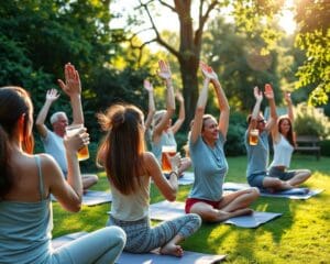 Bier-Yoga: Entspannung trifft Genuss