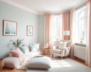 Dekorieren mit Farben: Von zarten Pastelltönen bis kräftigen Nuancen
