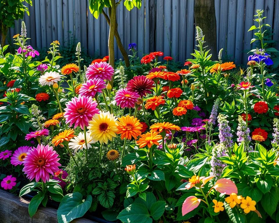 Farbakzente im Garten: Die besten Pflanzenkombinationen