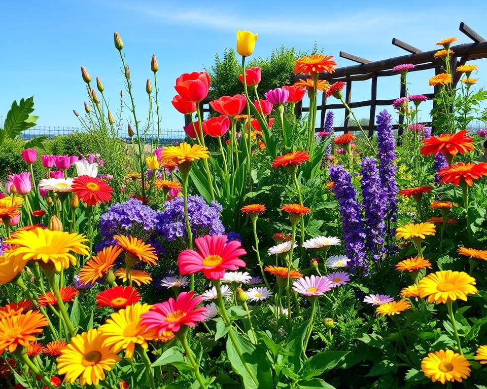 Farbakzente im Garten