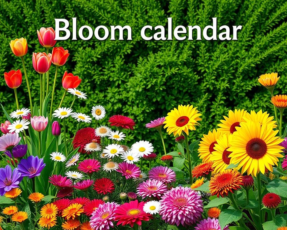 Farbenfrohe Blühkalender: Was blüht wann im Garten?