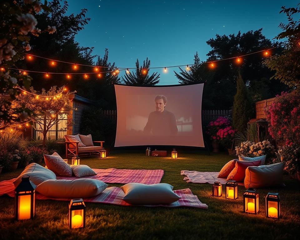 Freiluftkino: So organisieren Sie Filmabende im Garten