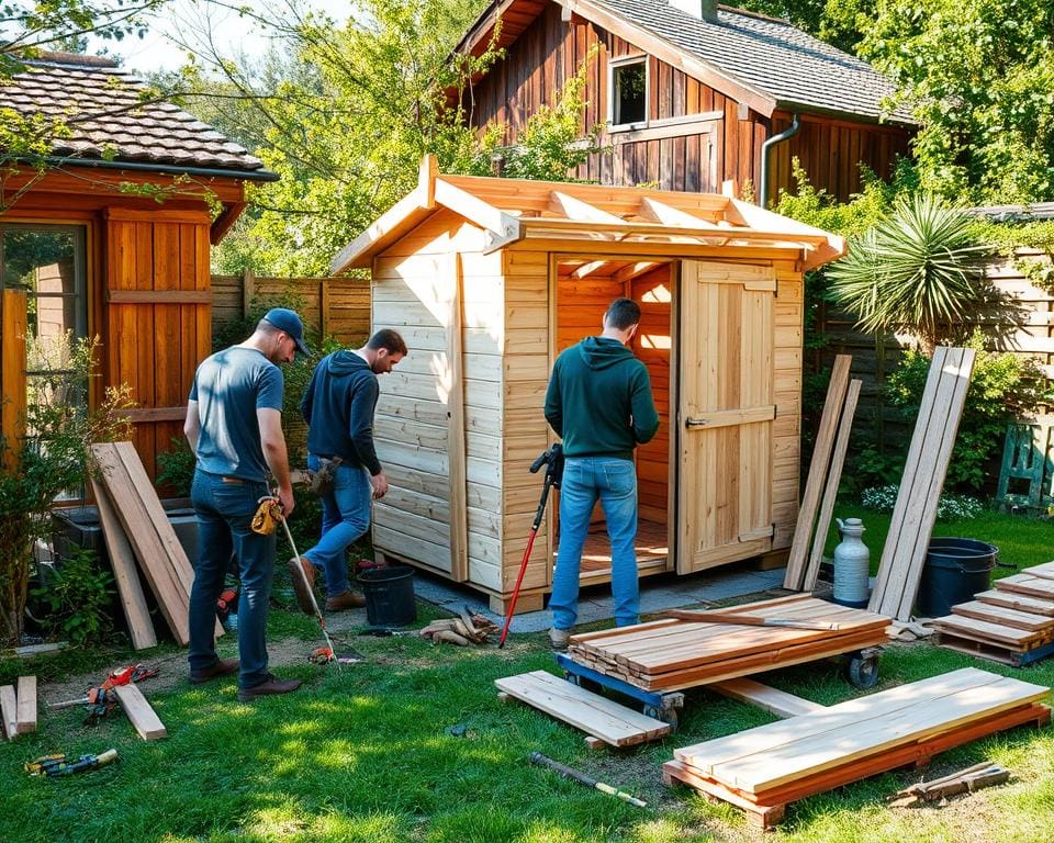 Gartenhäuser selber bauen: Schritt für Schritt