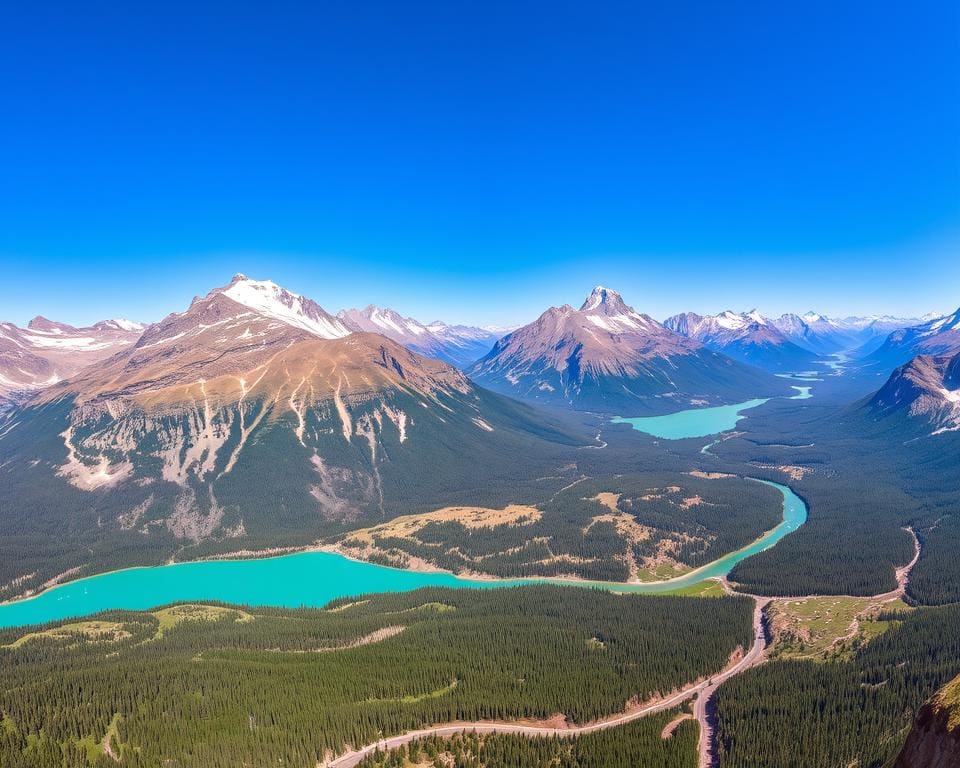 Geografische Lage und Klima im Banff Nationalpark, UNESCO-Weltnaturerbe