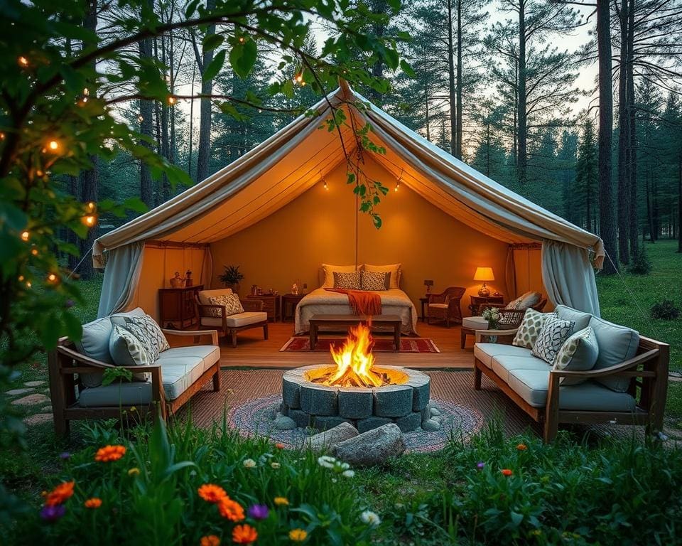 Glamping und Luxus Camping