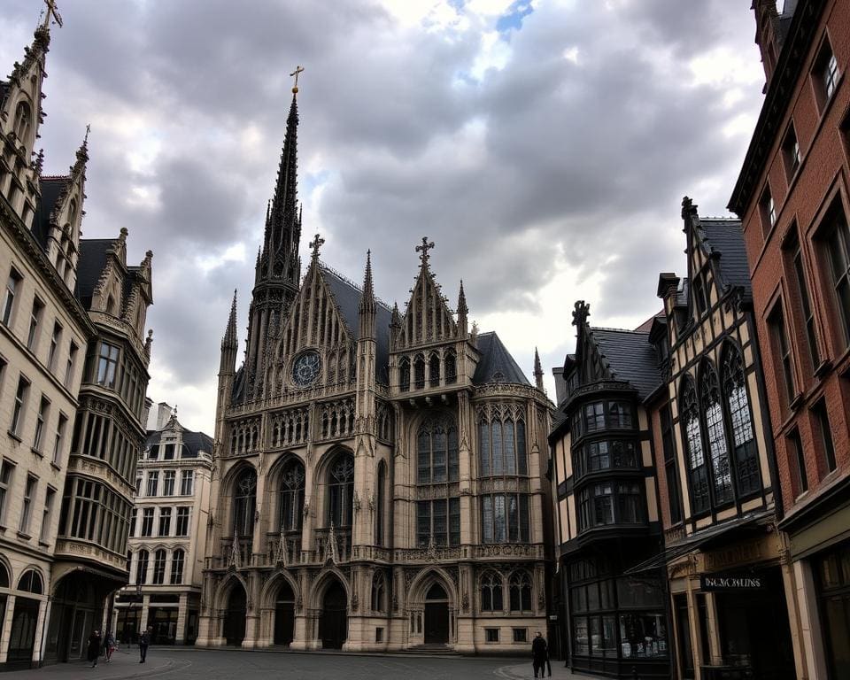 Gotische Fassaden in Rouen