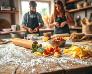 Handgemachte Pasta-Kurse