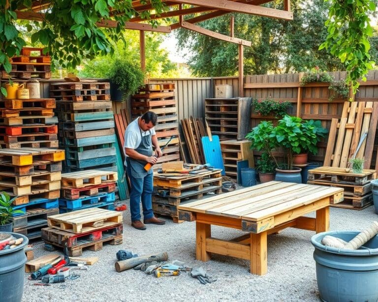 Heimwerken mit Paletten: Kreative Möbel bauen