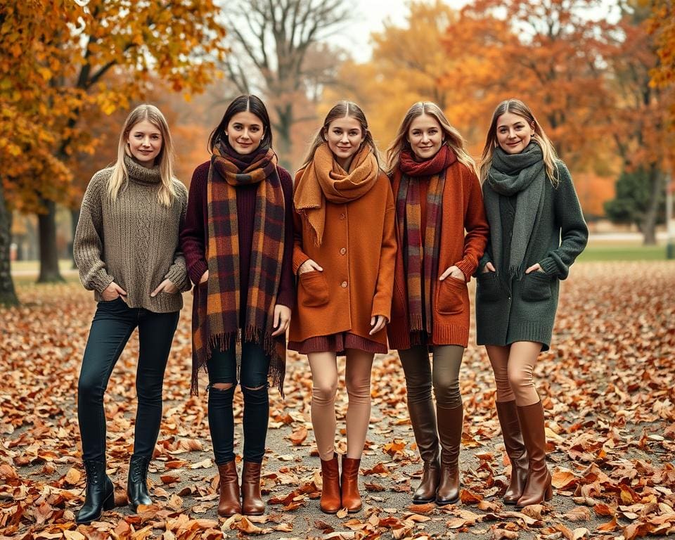 Herbstfarben und Farbtrends in der Mode