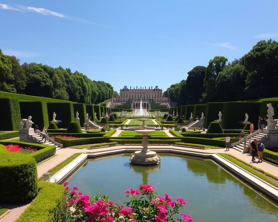 Historische Gärten in Versailles, Frankreich