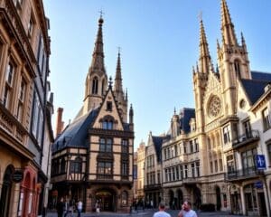 Historische Monumente in Dijon, Frankreich