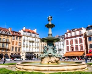 Historische Plätze in Lyon, Frankreich