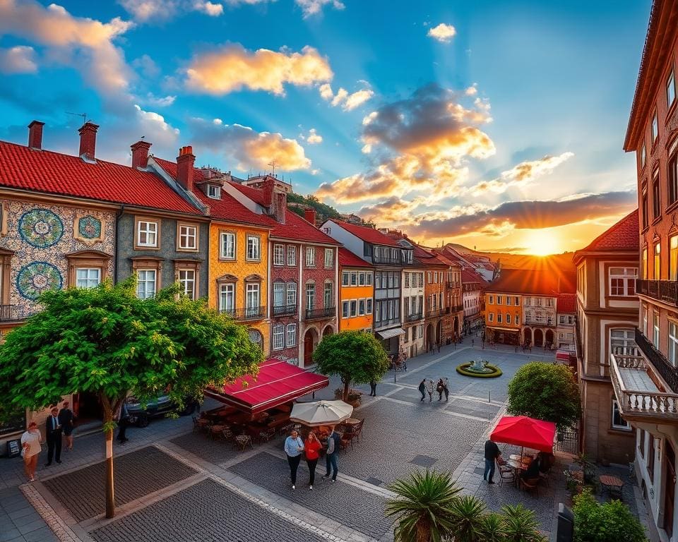 Historische Plätze in Porto, Portugal