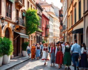 Historische Plätze in Zagreb, Kroatien