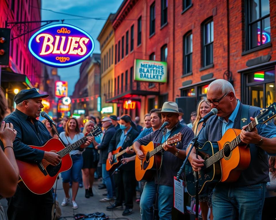 Jazz und Blues in Memphis, Tennessee