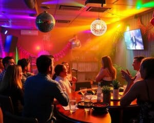 Karaoke-Bars mit Themenabenden