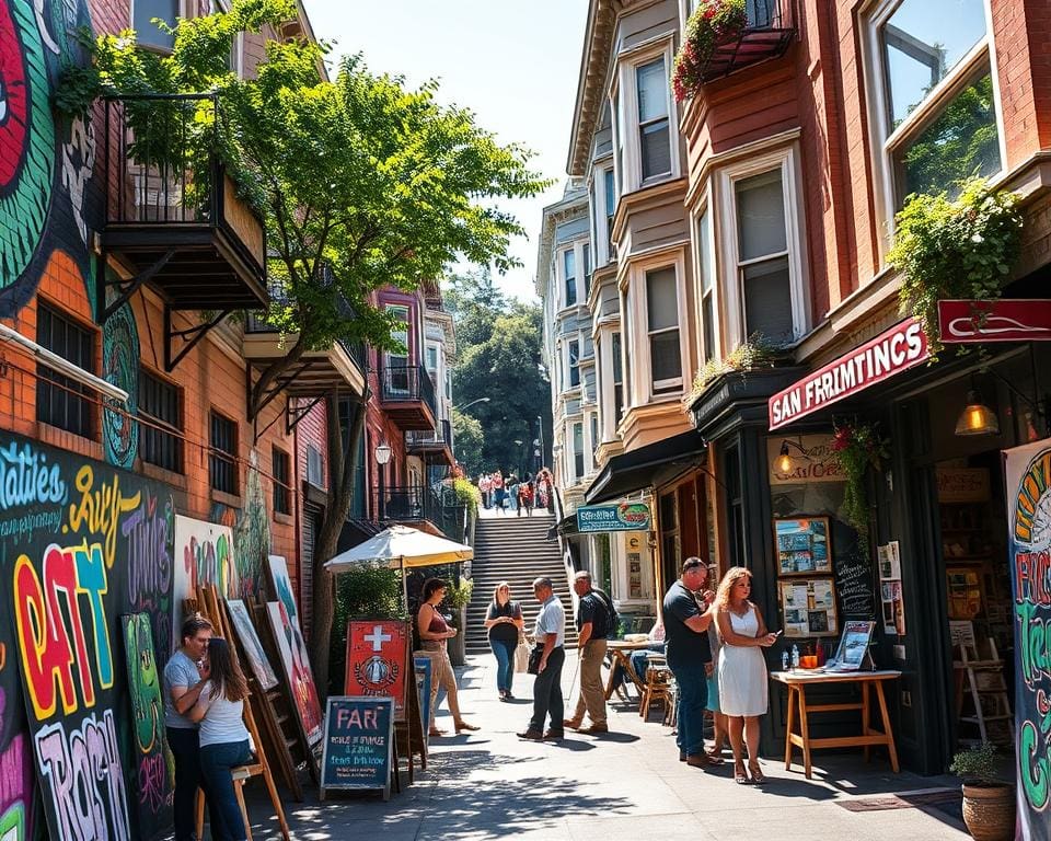 Kreative Viertel in San Francisco, Kalifornien