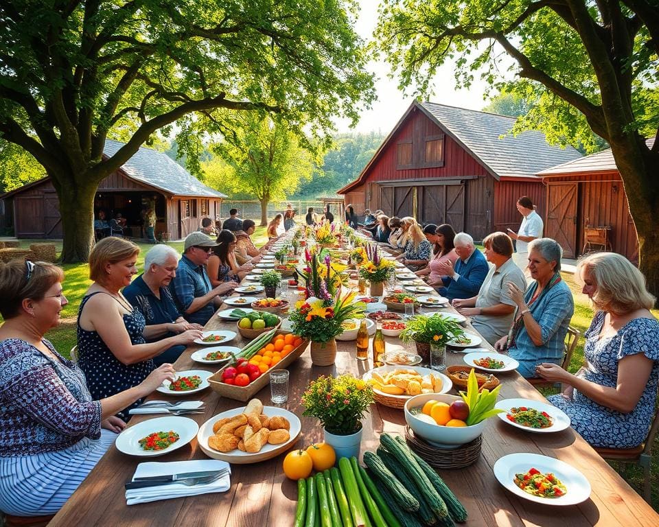 Kulinarische Events auf Bauernhöfen