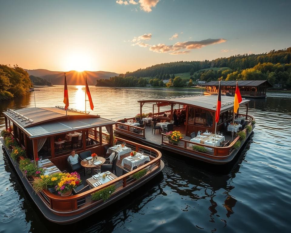 Kulinarische Floßfahrten auf Flüssen