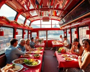 Kulinarische Rundfahrten im Doppeldecker