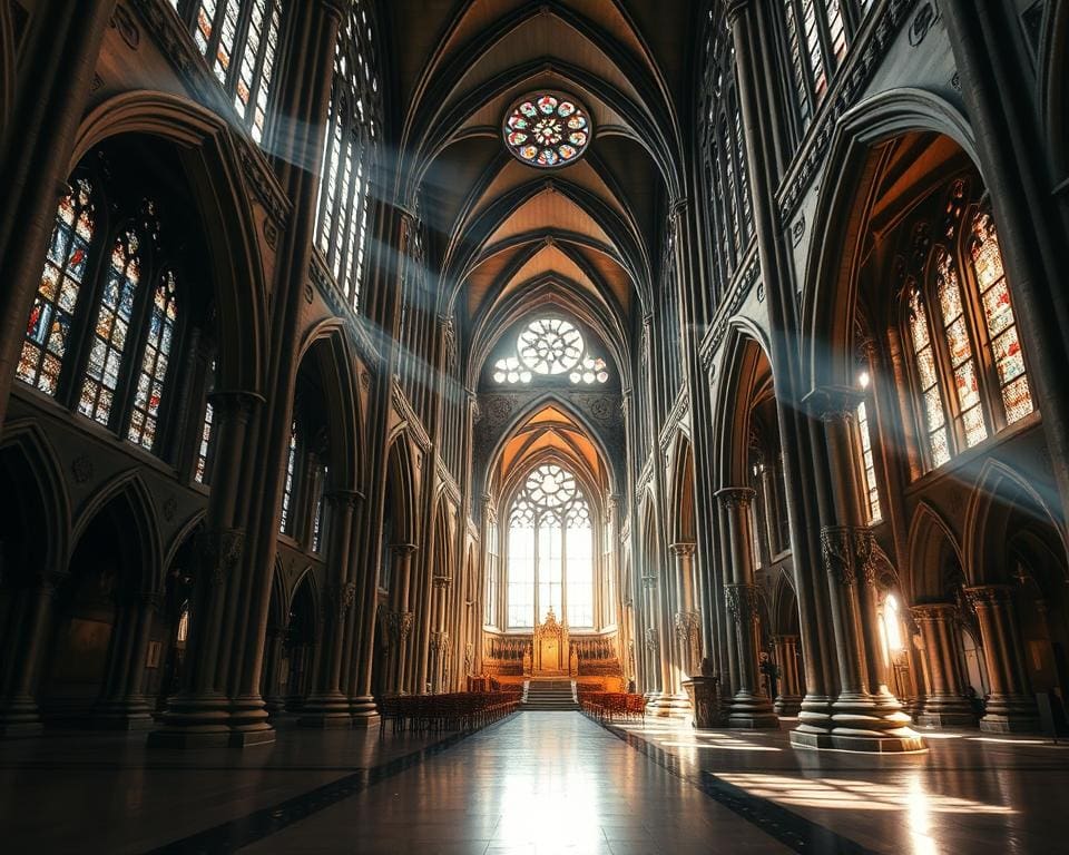 Lichtgestaltung in gotischen Kirchen