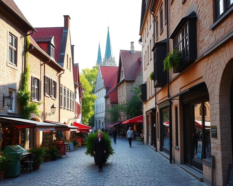 Mittelalterliche Straßen in Tallinn, Estland