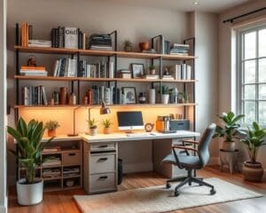Ordnung im Arbeitszimmer schaffen: Praktische Aufbewahrungsideen