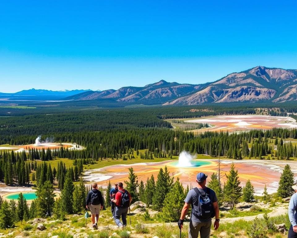 Outdoor-Abenteuer im Yellowstone Nationalpark, Wyoming