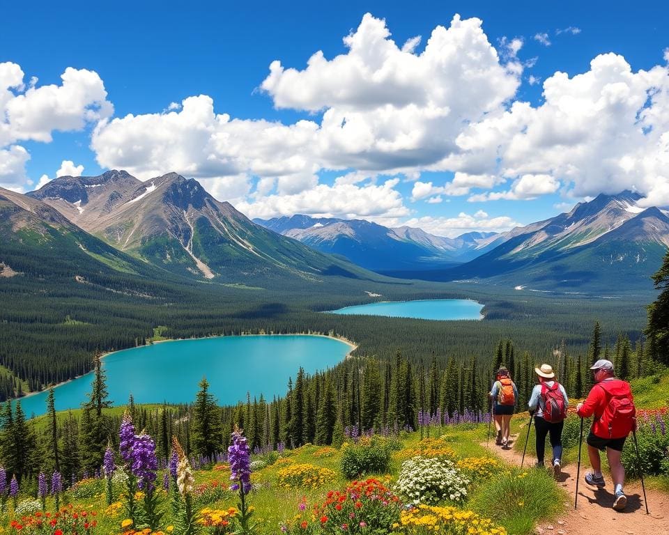 Outdoor-Aktivitäten im Jasper Nationalpark, Kanada