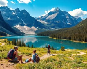 Outdoor-Aktivitäten im Jasper Nationalpark, Kanada