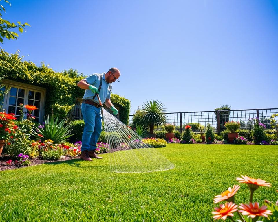 Rasenpflege im Sommer: So bleibt Ihr Grün satt und gesund