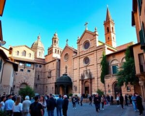 Romanische Kirchen in Siena, Italien