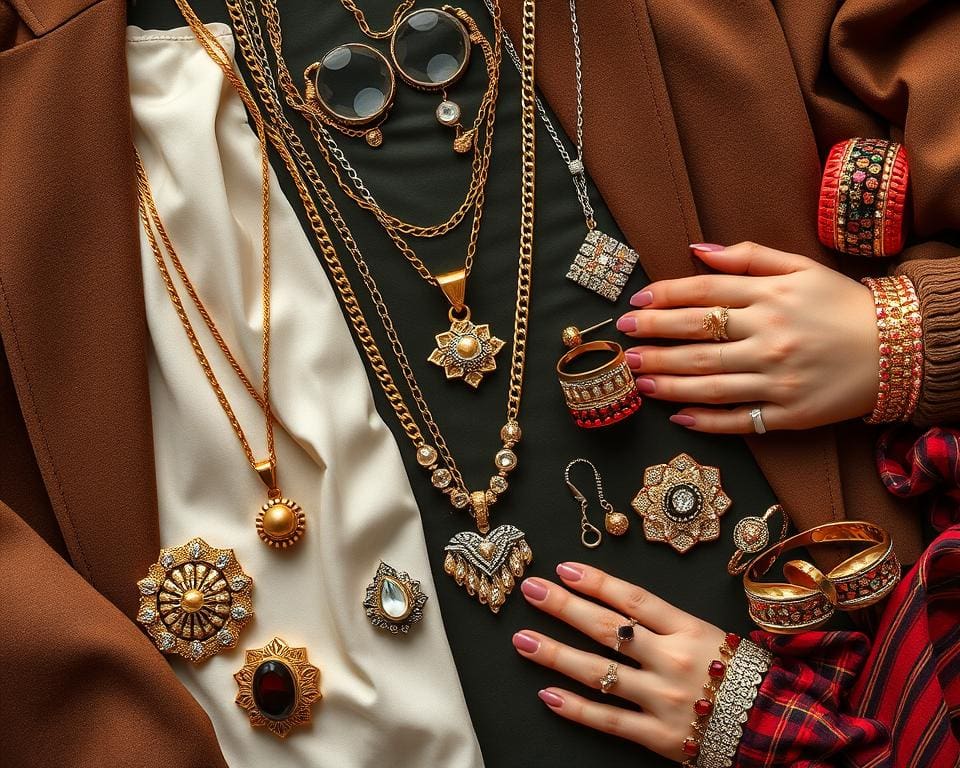 Schmuck Trends und Farben für Outfit aufwerten