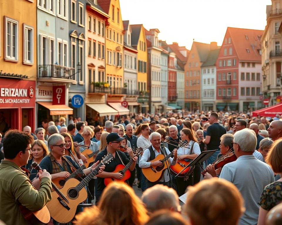 Stadtrundgang und Live-Bands