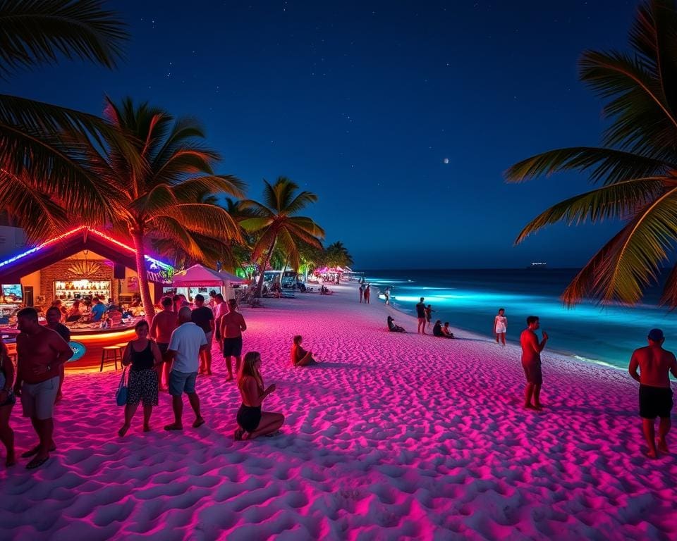 Strände und Nachtleben in Cancún, Mexiko