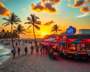 Strände und Nachtleben in Miami, Florida