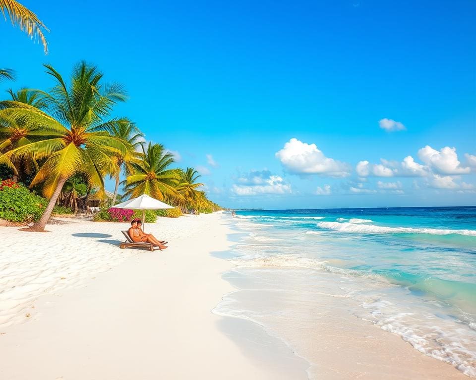 Strand und Natur in Tulum, Mexiko