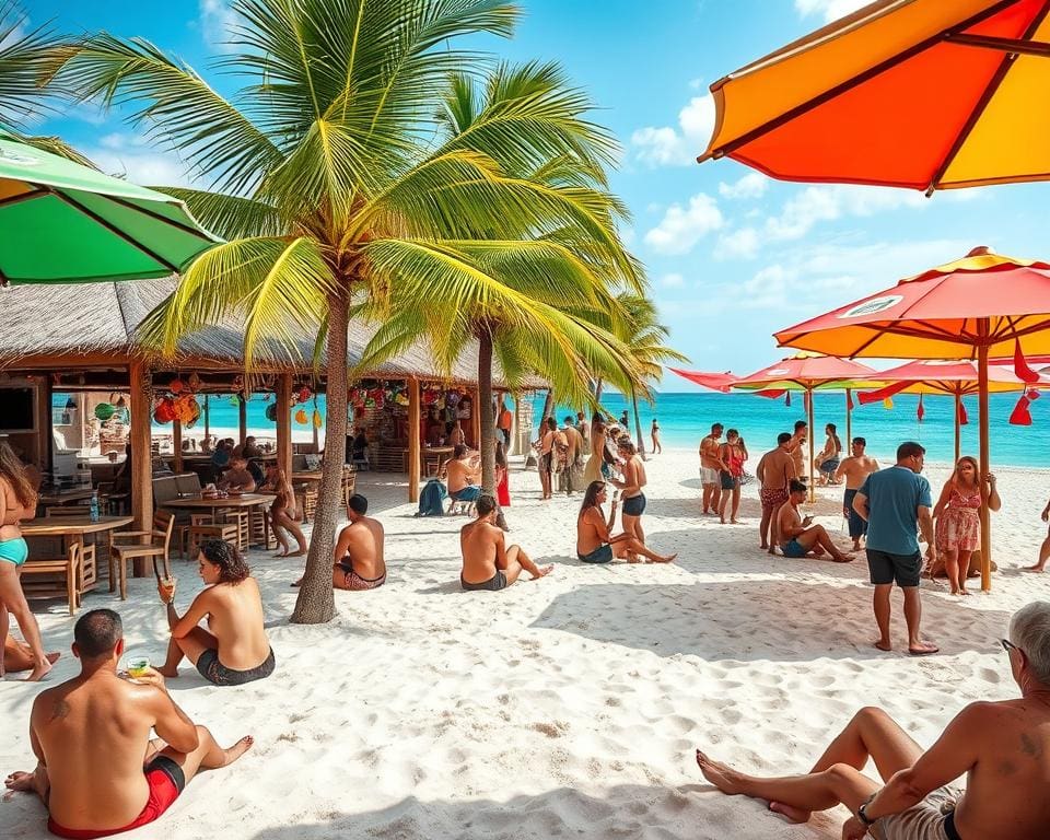 Strandbars in Cancún