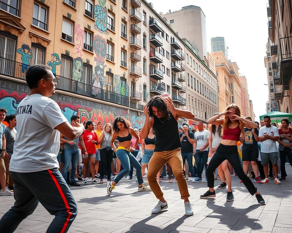 Street-Dance-Events unter freiem Himmel