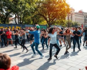 Street-Dance-Events unter freiem Himmel