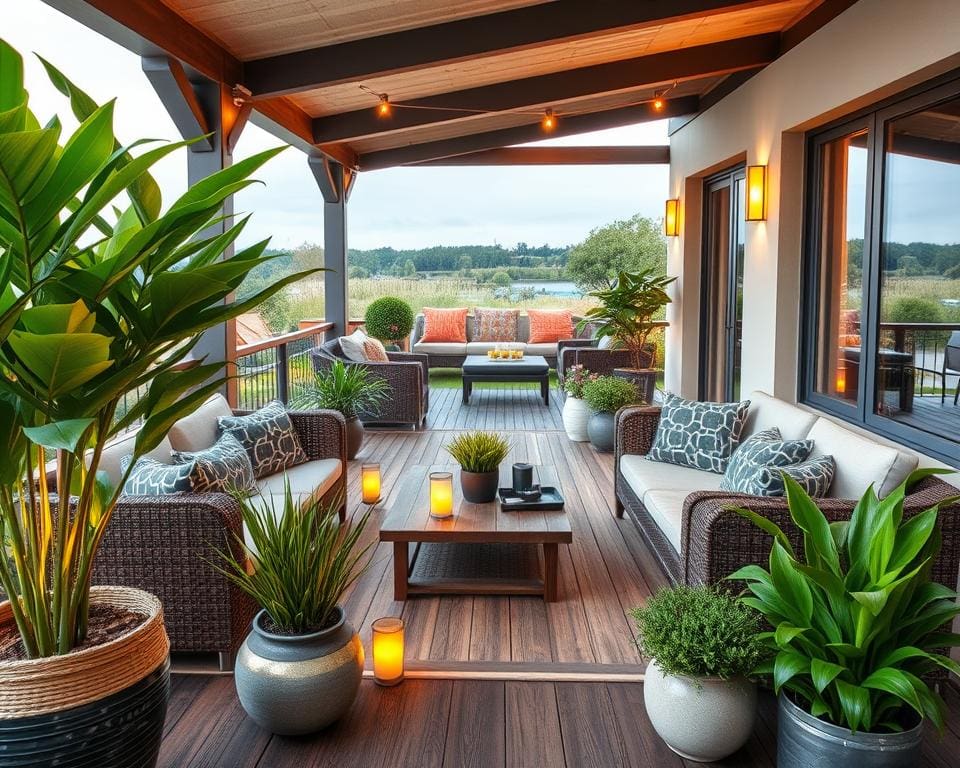 Terrasse als erweiterter Wohnraum