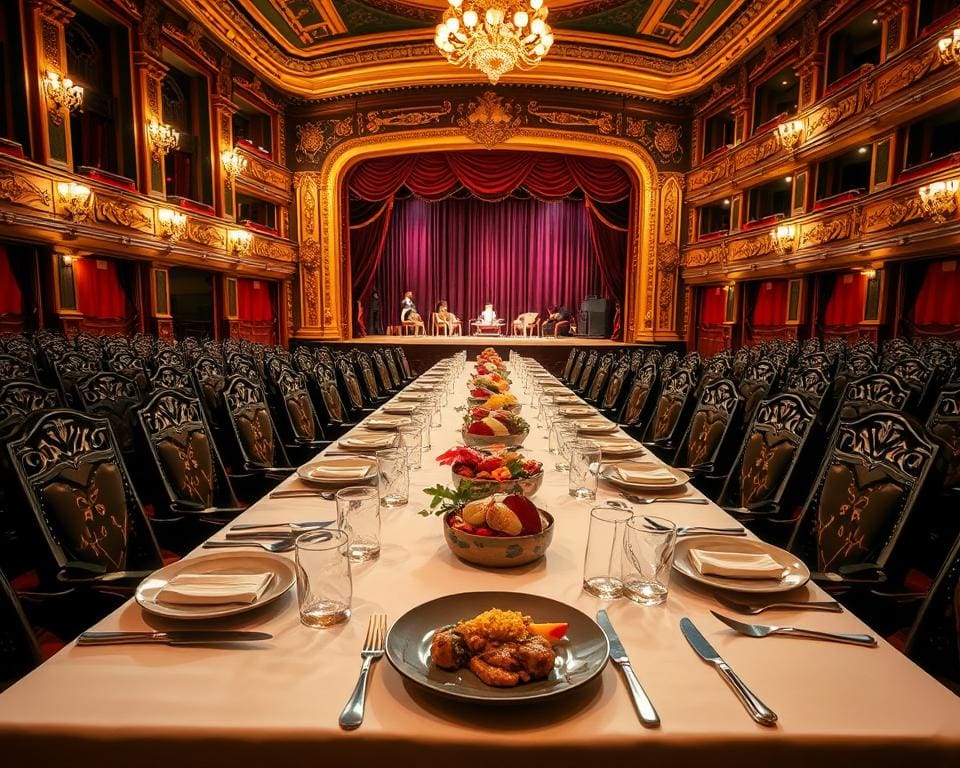 Theaterdinner und kulinarisches Event