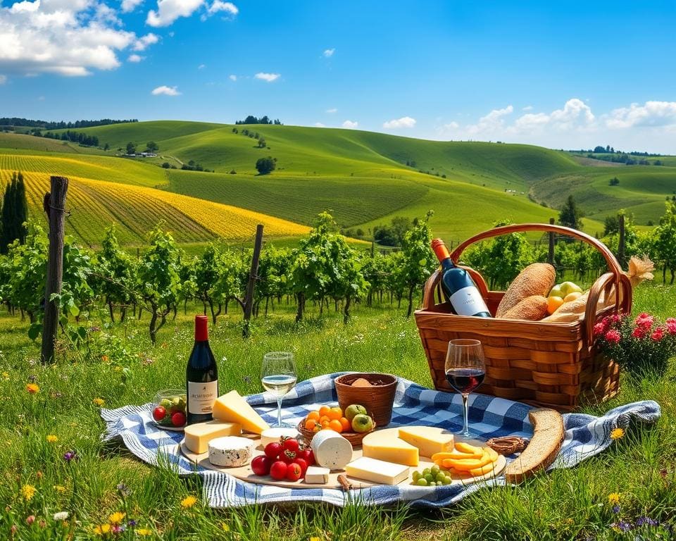 Tipps für Picknick im Weinberg