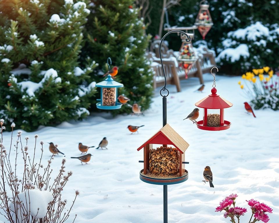 Vogelfutterstellen im Winter: Mehr Leben in Ihren Garten bringen