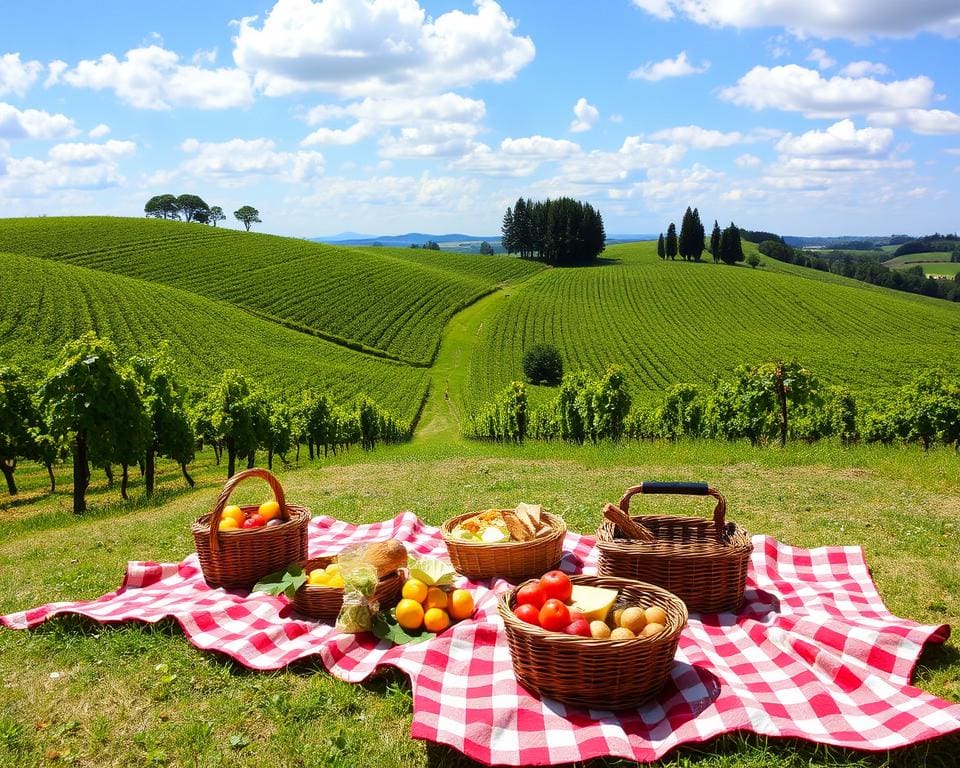 Weinberg-Wanderungen mit Picknick