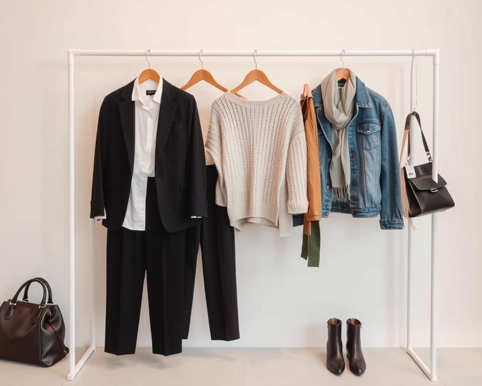 modische Basics in der Capsule Wardrobe