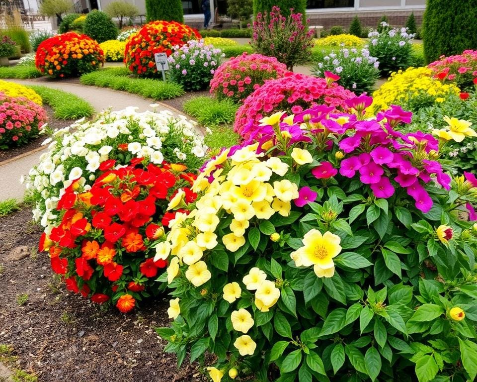 Blühende Ziersträucher Gartenplanung