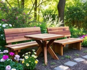 DIY-Sitzbänke für den Garten: Rustikale Möbel zum Selberbauen